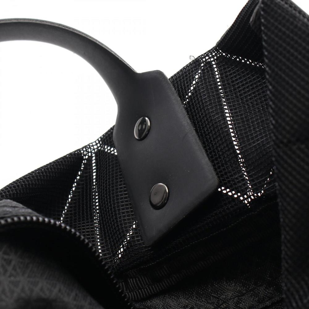 Bao Issey Miyake LUCENT BASICS 6 x Tote Bag, Coated Canvas, Women's, Black - Picture 8 of 8